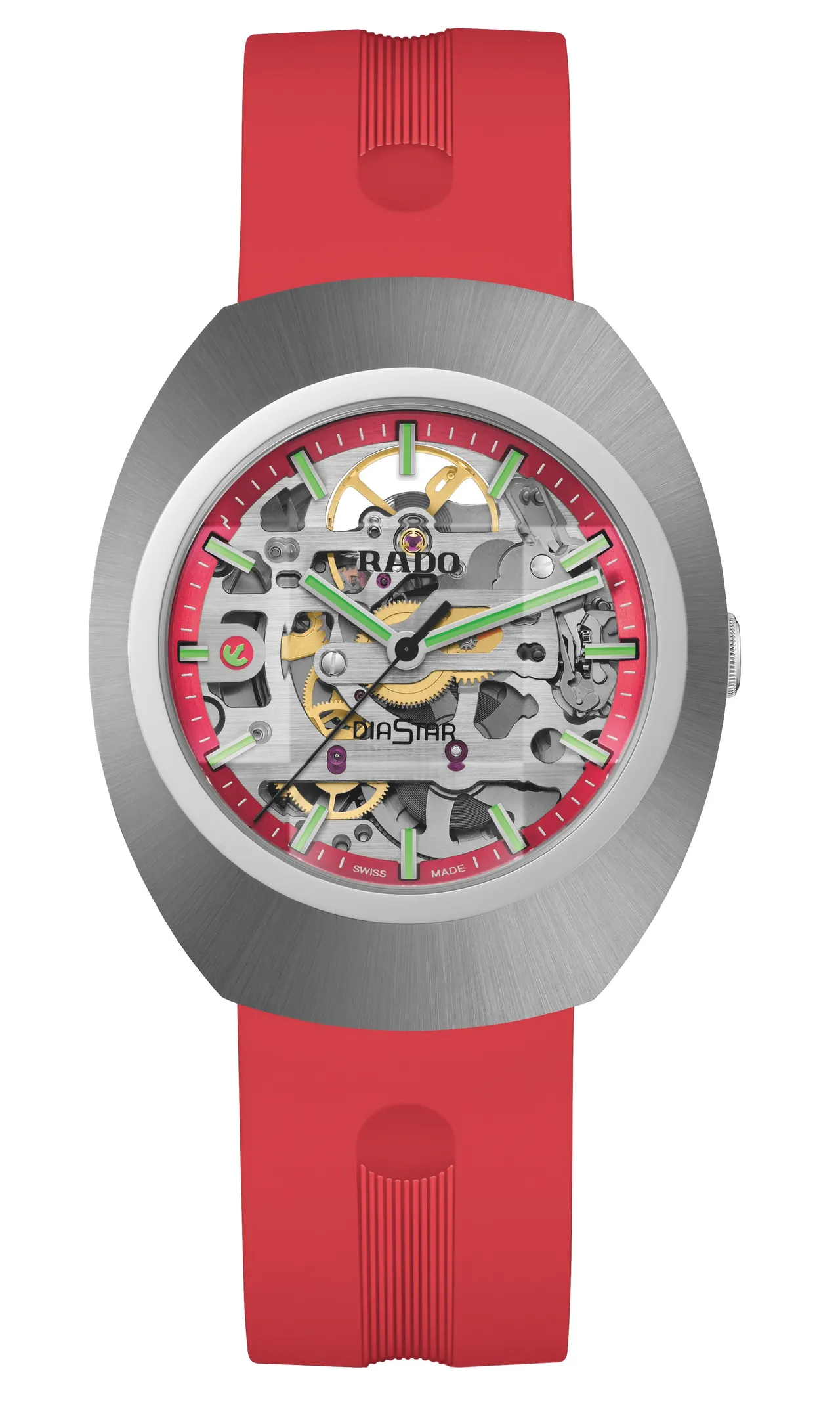 RADO DiaStar鑽星系列創始型鏤空限量腕錶R12169409，7萬8400元。品牌提供