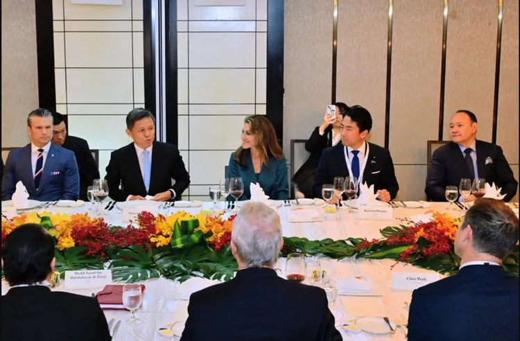小泉進次郎參加香格里拉對談。日本防衛相小泉進次郎X