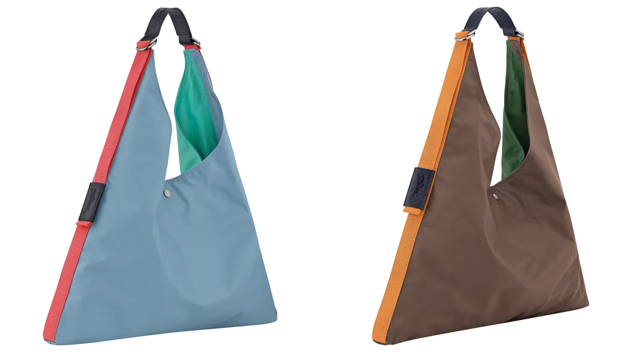 LONGCHAMP RE-PLAY系列肩背袋，各1萬1800元。品牌提供