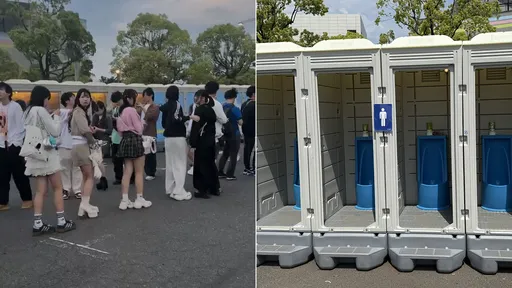 日本「你好廁所」女粉排隊邊看男生尿尿　引3000萬瀏覽熱議