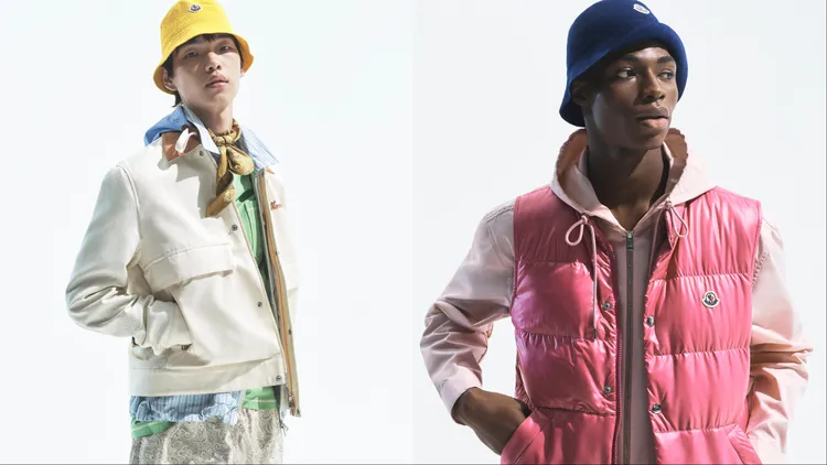 Moncler 2026夏季男裝系列。品牌提供