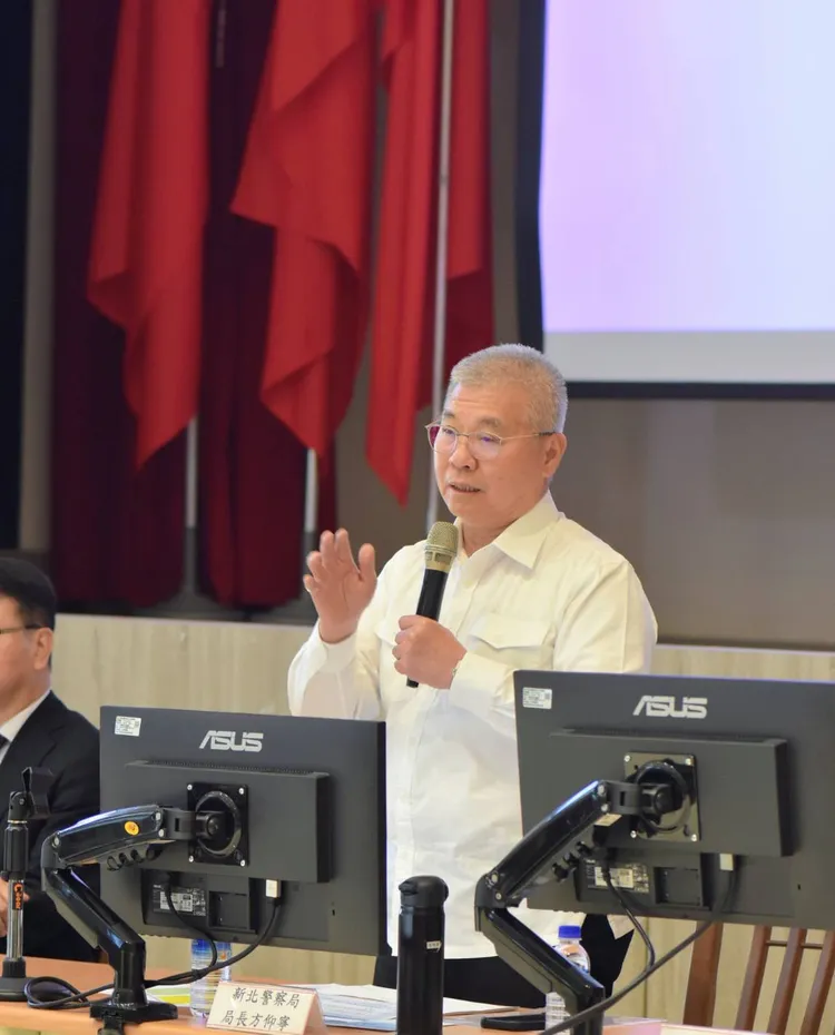 警察局長親自到場。翻攝畫面