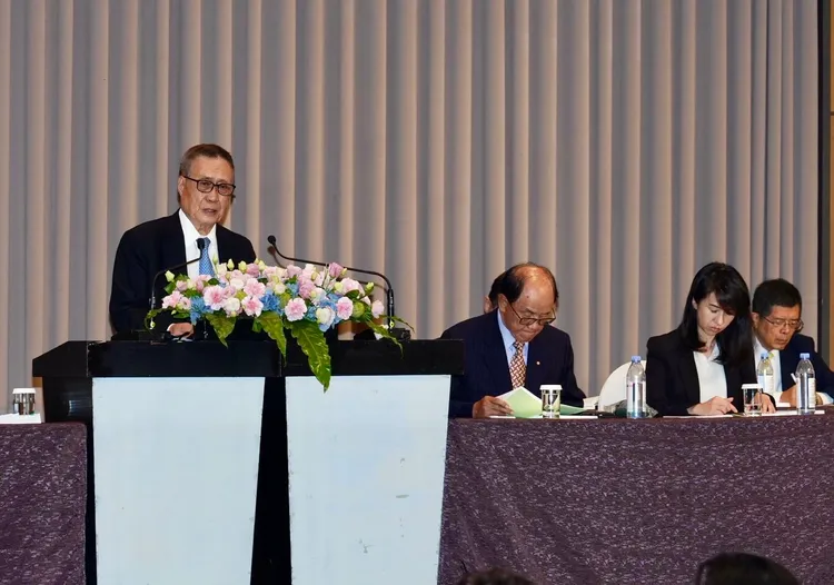 南亞今召開股東會，由台塑企業總裁暨南亞董事長吳嘉昭主持。南亞提供