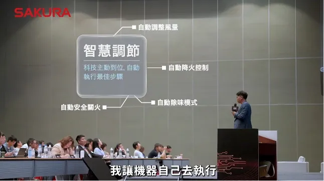 「智慧調節」就是懂得在對的時機，做出剛剛好的調整，順著烹飪狀態即時回應，讓廚房運作更自然、使用體驗更安心。
