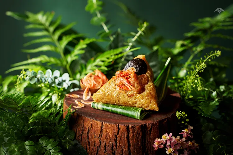 「櫻花蝦星饌肉粽」2026新口味，東港櫻花蝦入料，風味鮮明且口感輕盈。業者提供