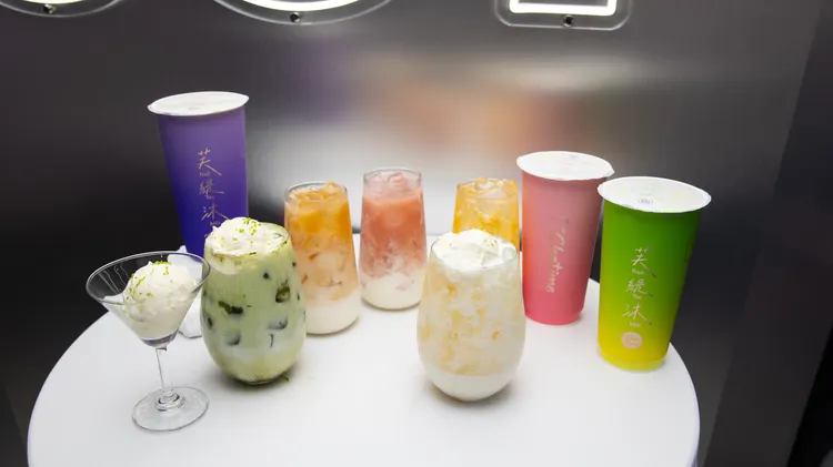 新品「芙緹沐」果乳茶系列。日出茶太提供
