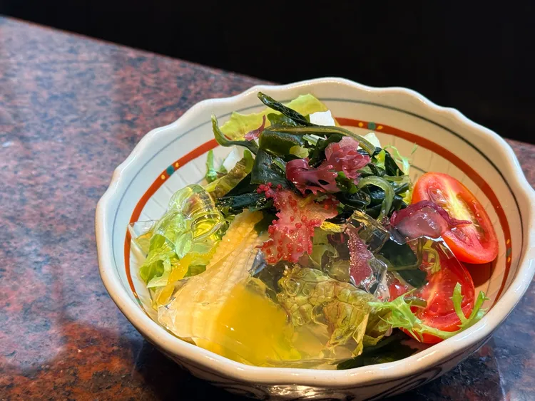 夏季鍋物限定先付。業者提供