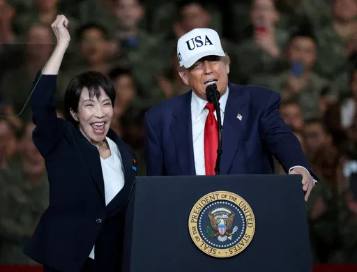 川普返國途中與高市早苗通話　稱對日本大力協助