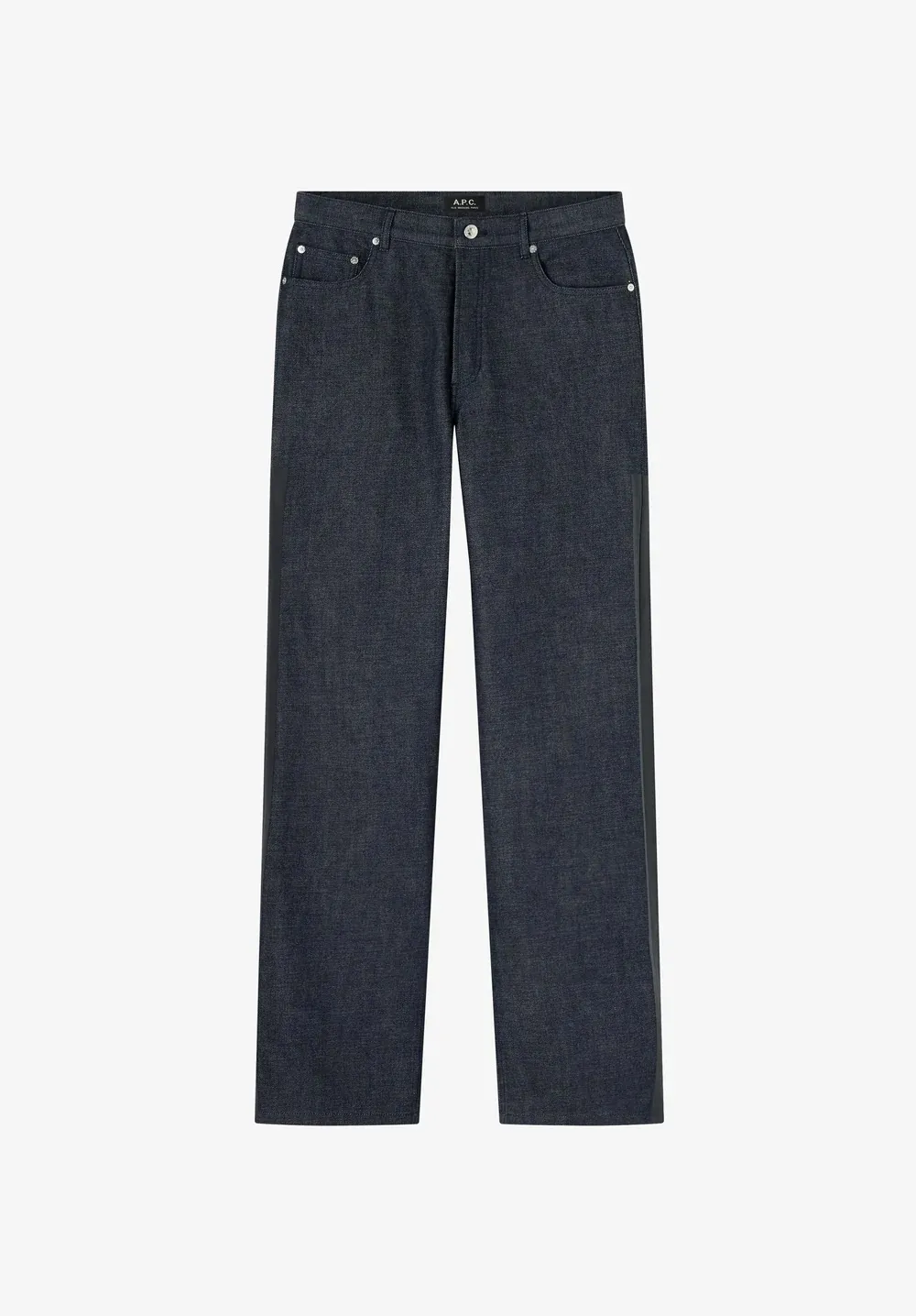 A.P.C. FRGMT聯名SALLY原色丹寧牛仔褲，1萬7800元。品牌提供