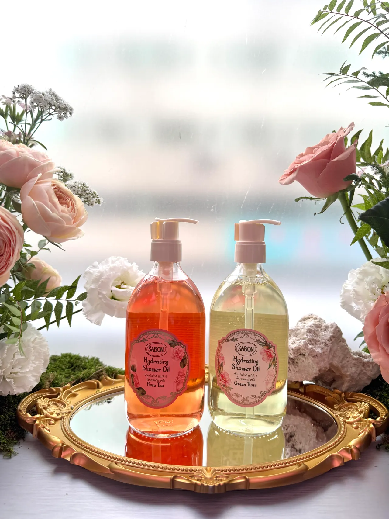 SABON輕潤沐浴油，300ml／1080元、500ml／1380元。張家玲攝