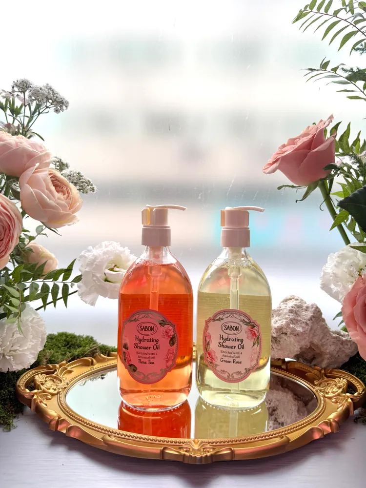 SABON輕潤沐浴油，300ml／1080元、500ml／1380元。張家玲攝