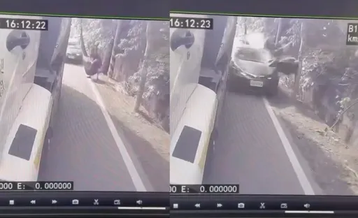 驚悚！婦人倒垃圾竟遇死劫　轎車猛撞噴飛送醫不治