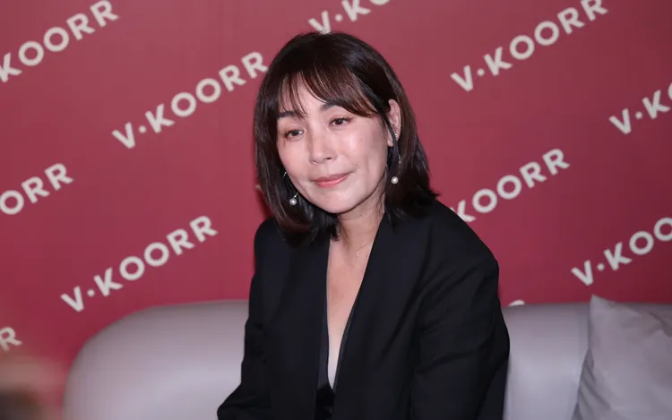陳婉若被問及兒子跟旗下女藝人的感情看法。莊宗達攝