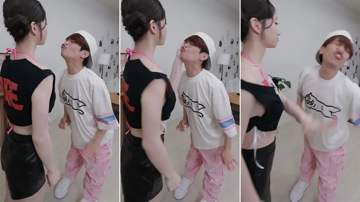 蔡阿嘎嘟嘴親親「瀨戶環奈賞響亮巴掌」　他哀號：妳來真的？