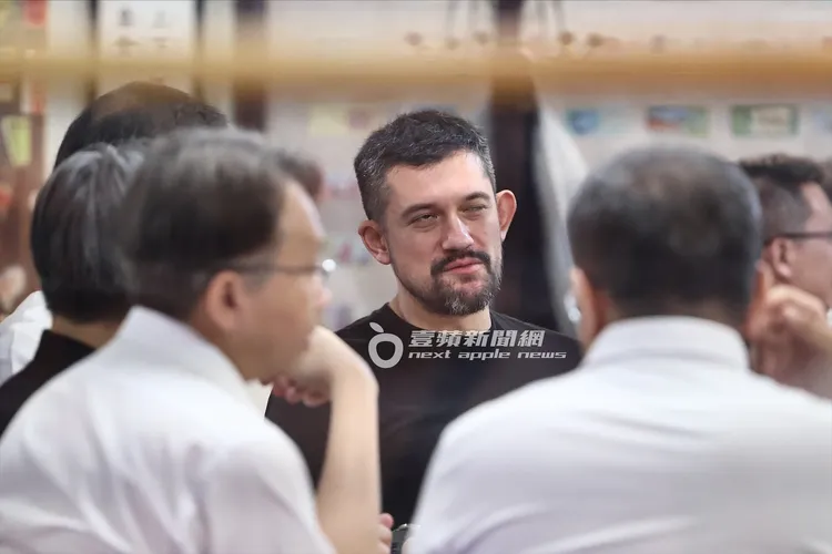 黃仁勳兒子黃勝斌（Spencer Huang）。特勤中心攝