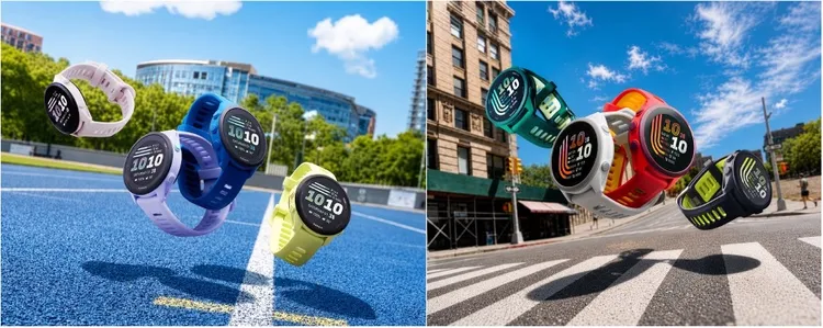 搭配輕巧多巴胺色更添新手活潑感。Garmin提供