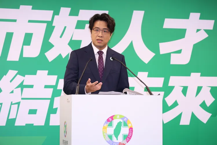 沈伯洋將代表民進黨參選台北市長。莊宗達攝