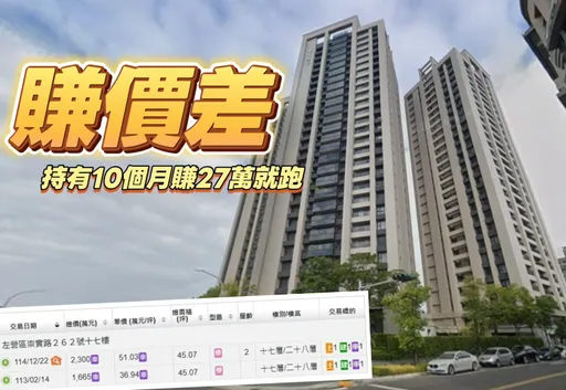 投資客有賺就跑　「太普美術海」轉售房價灌裝潢家具增值635萬