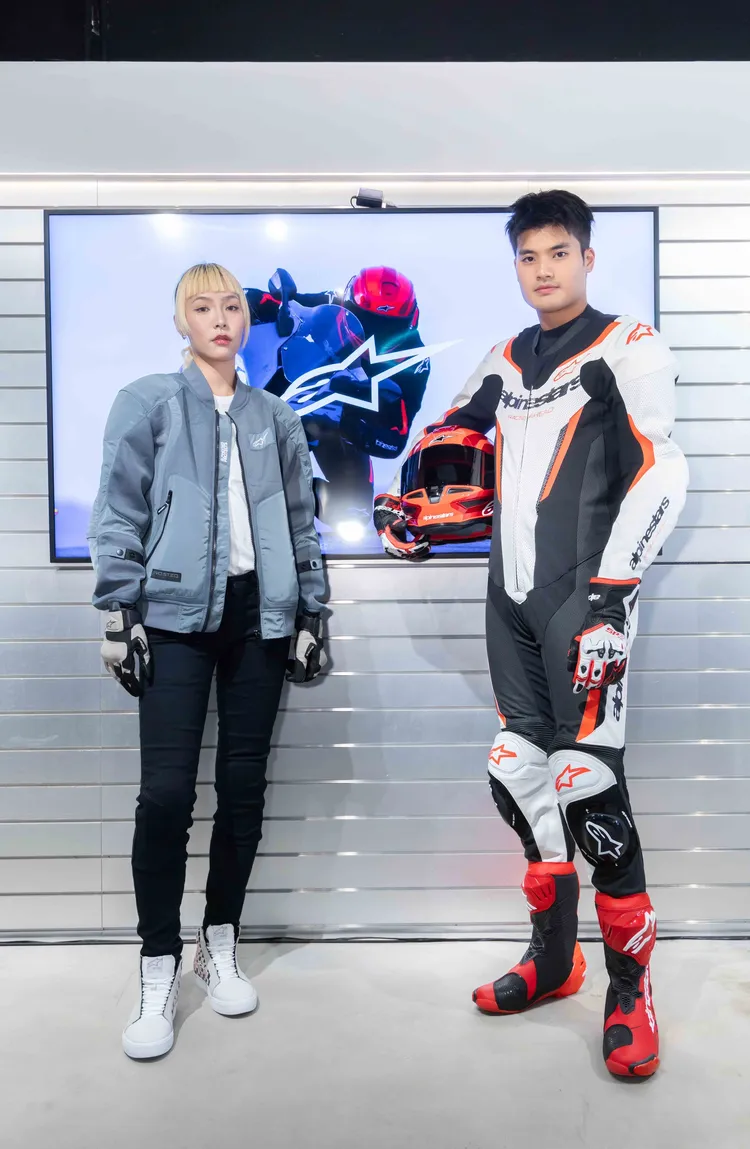 在本次新品中除潮流系列外，LIGHT AIR JACKET、GP FORCE V2 LEATHER SUIT 1 PC等為賽道而生的產品相對具有關注力。業者提供