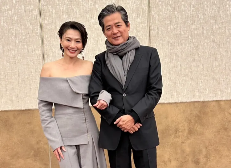 指侯怡君是小三涉誹謗罪，北院日前判她3月徒刑，得易科罰金9萬元。圖為侯怡君（左）、蕭大陸（右）。民視提供