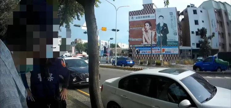 顏男因毒品案通緝，他毒駕上路趴趴走，被攔下還想報假身分矇騙。民眾提供