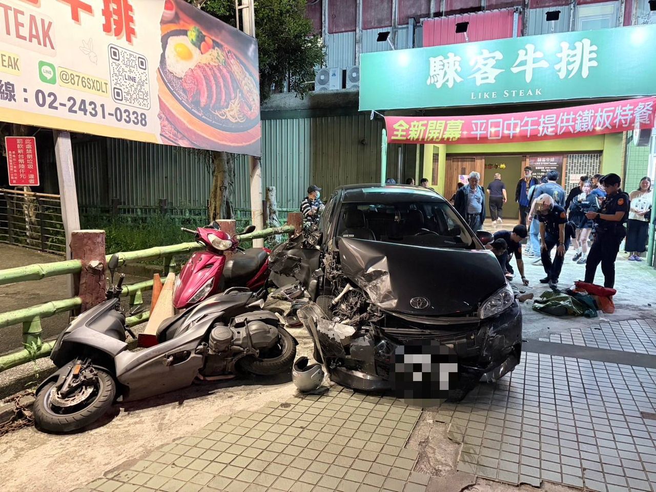 逆撞11機車!基隆毒駕仔釀1騎士噴飛 離譜經過曝光