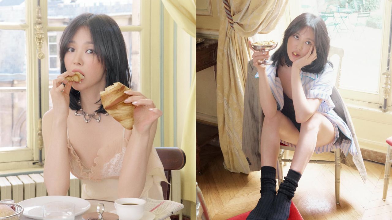 宋慧喬吃個可頌這麼辣! 女神時尚大片叛逆、慵懶又性感