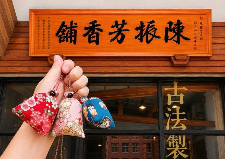 台北凱撒大飯店攜手陳振芳香舖，將傳承百年的製香工藝透過手工端午香包融入日常生活，為城市假期增添文化氣息。台北凱撒大飯店提供