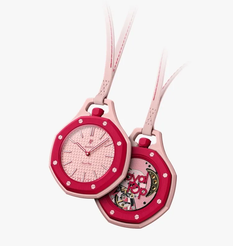 SWATCH X AP Royal Pop作品曝光。翻攝IG