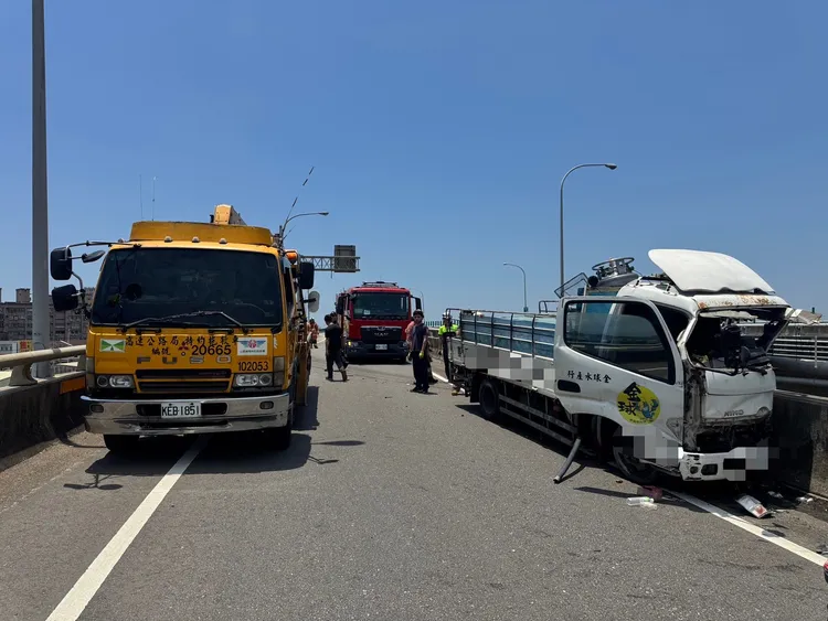 新竹68發生死亡車禍。翻攝畫面