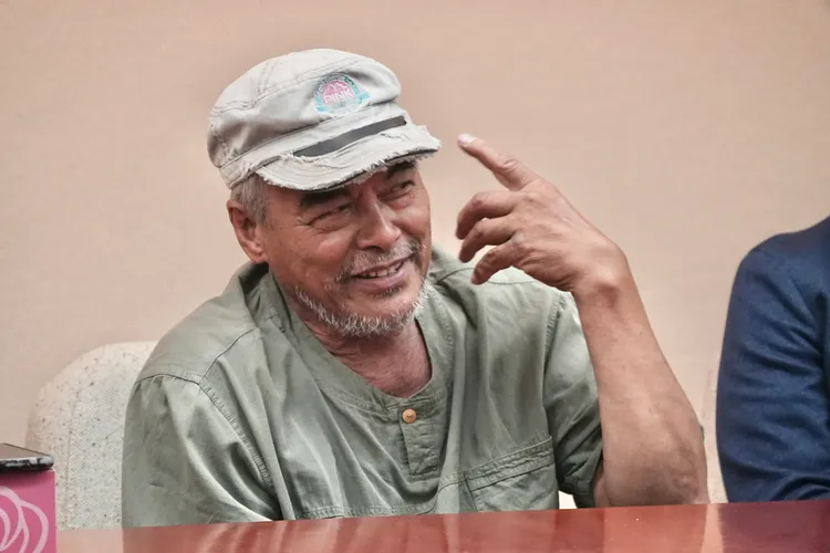 林慶台右耳失聰。彭欣偉攝