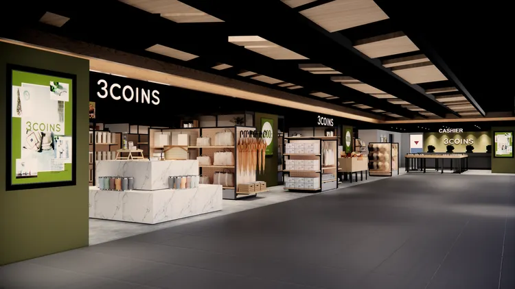 台灣3COINS首店，將集結日本熱銷商品與台灣限定品。業者提供