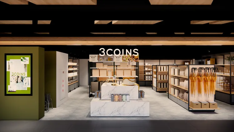 日本質感平價雜貨品牌3COINS登台，不用飛日本就買得到熱銷商品。業者提供