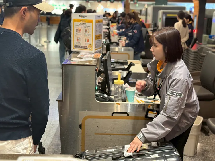員工示意圖。虎航提供