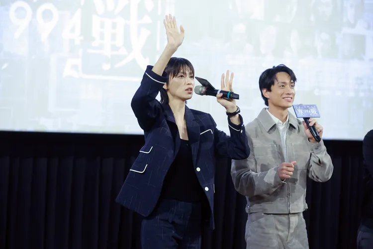 劉俊謙、王丹妮出席映後活動。華映提供