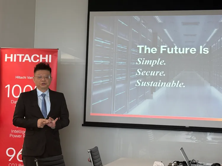 Hitachi Vantara台灣區首席技術顧問林祈禎。呂承哲攝