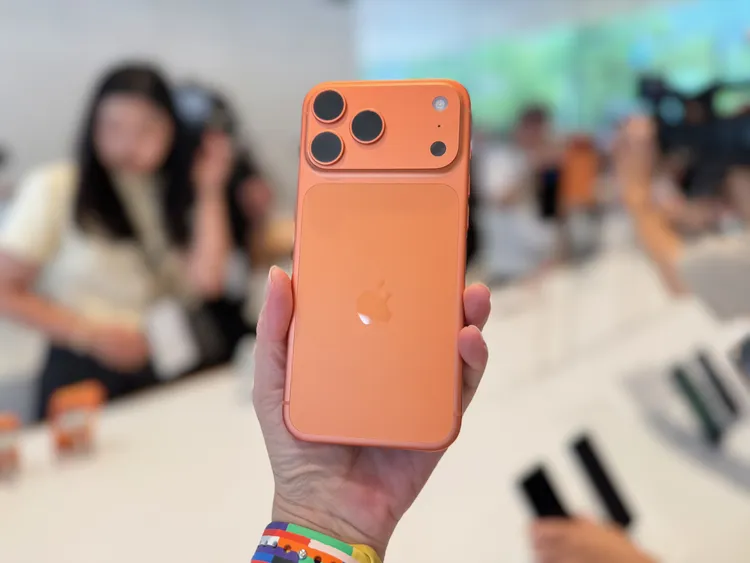 iPhone17Pro Max推出的最高容量達2TB。趙筱文攝 