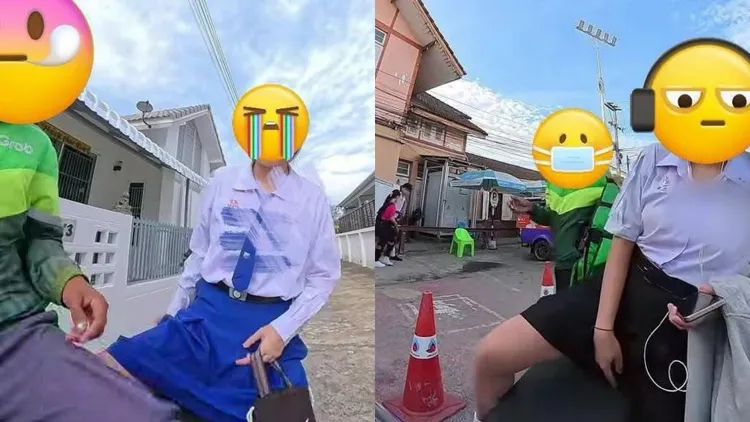 外送司機架設攝影機角度被懷疑就是要拍女學生裙底。MGR Online