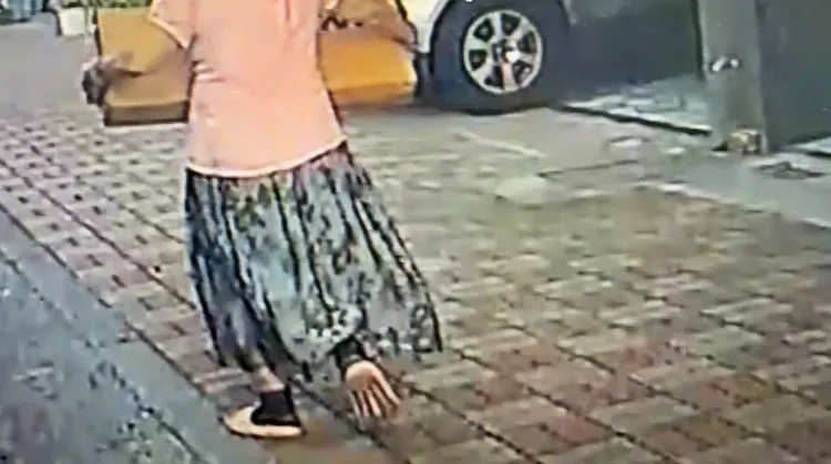 警方調閱周邊監視器，正循線找人，通知婦人到案說明釐清。民眾提供
