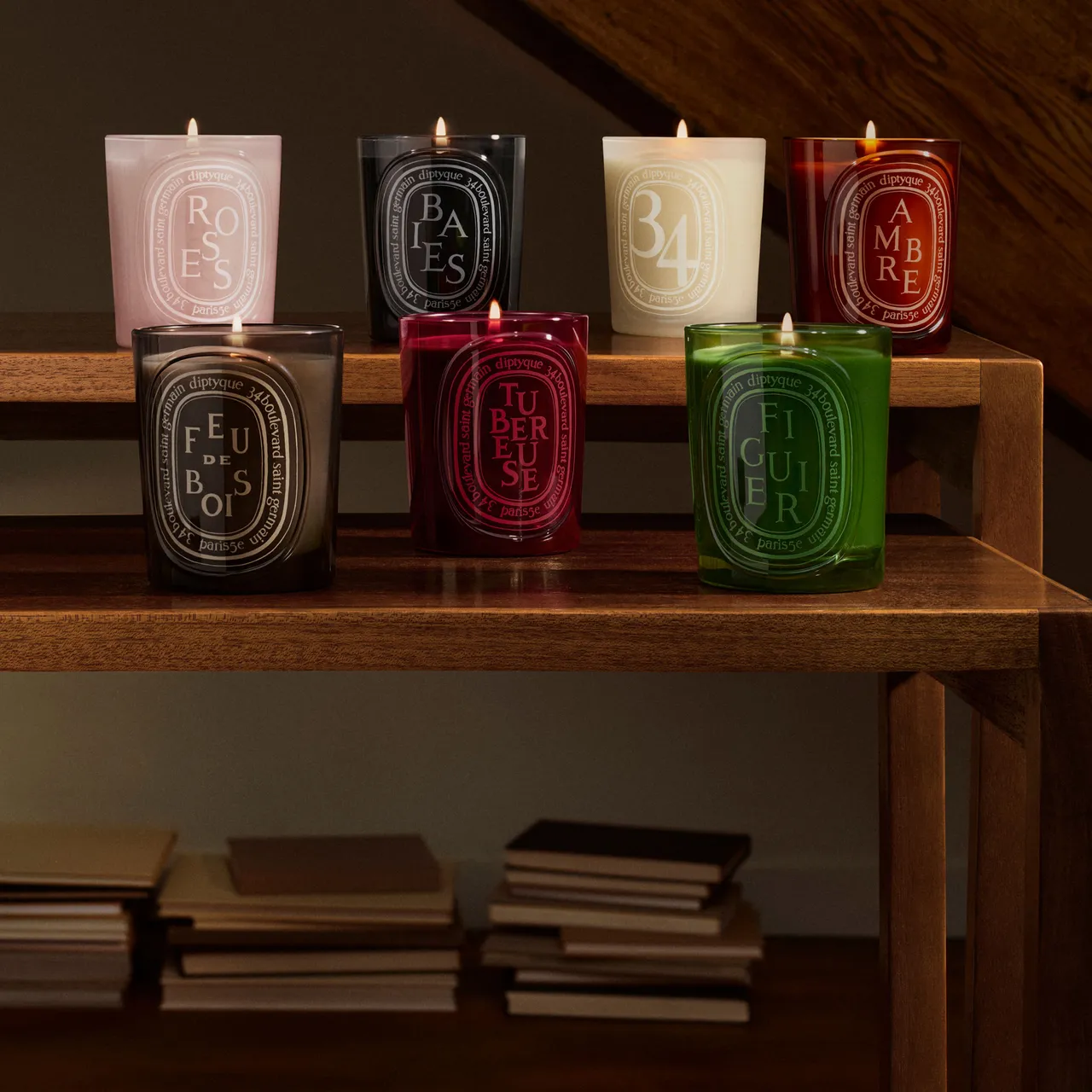Diptyque彩色香氛蠟燭，300g／3600元。張家玲攝