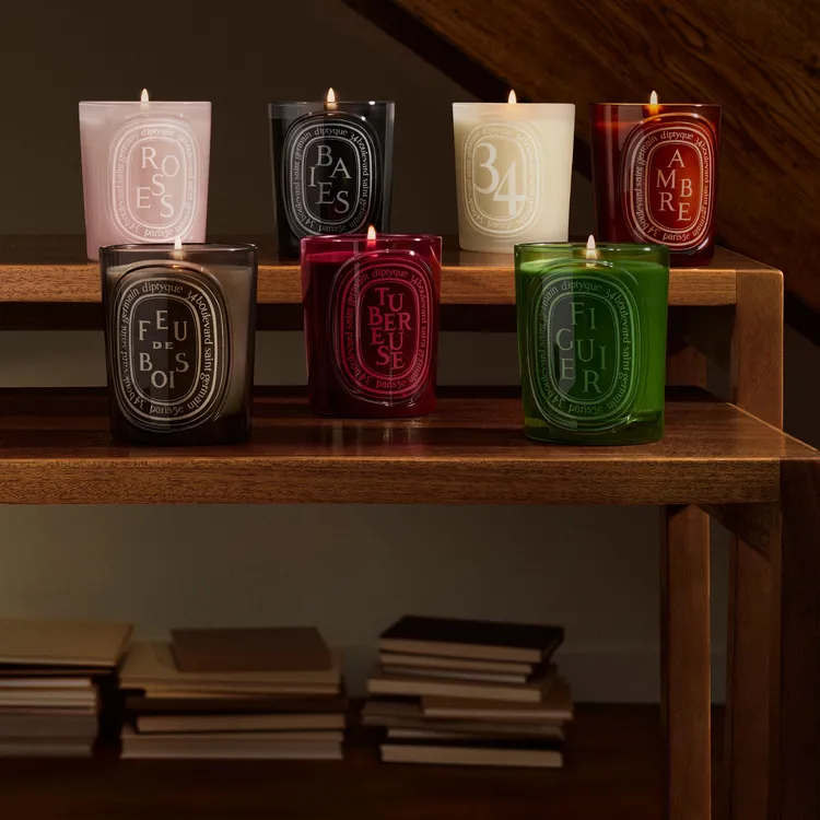 Diptyque彩色香氛蠟燭，300g／3600元。張家玲攝