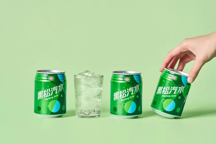 黑松汽水全系列換新裝。黑松提供