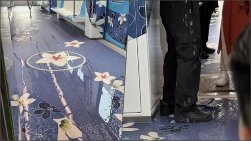 三鶯線彩繪列車開箱竟漏水！試乘遇車內下雨　捷運局解釋了