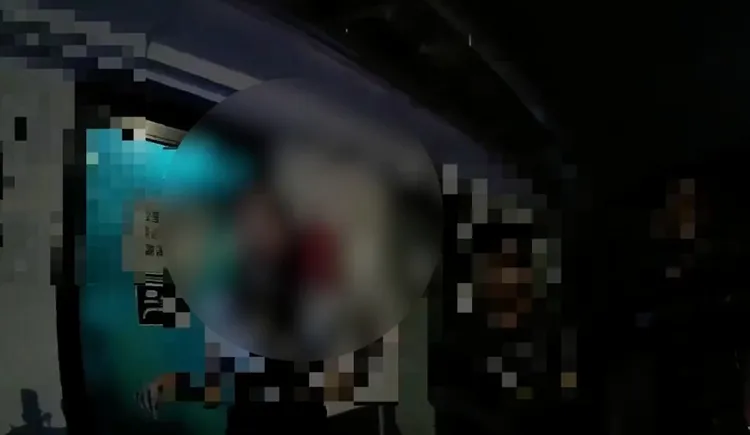 警方到場時，林女聲稱是跟朋友在互動。翻攝畫面