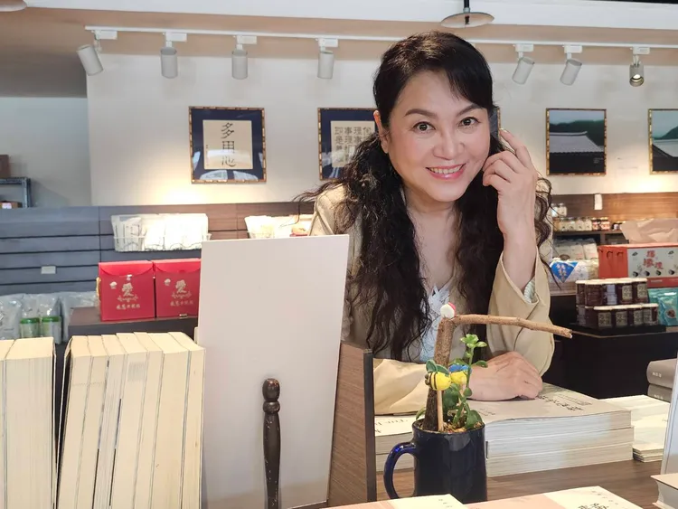楊潔玫學會放輕鬆。大愛提供