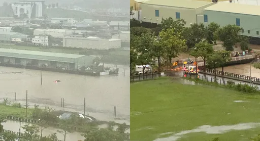 超大豪雨炸高雄！「慘變一片汪洋」 汽車遭滅頂