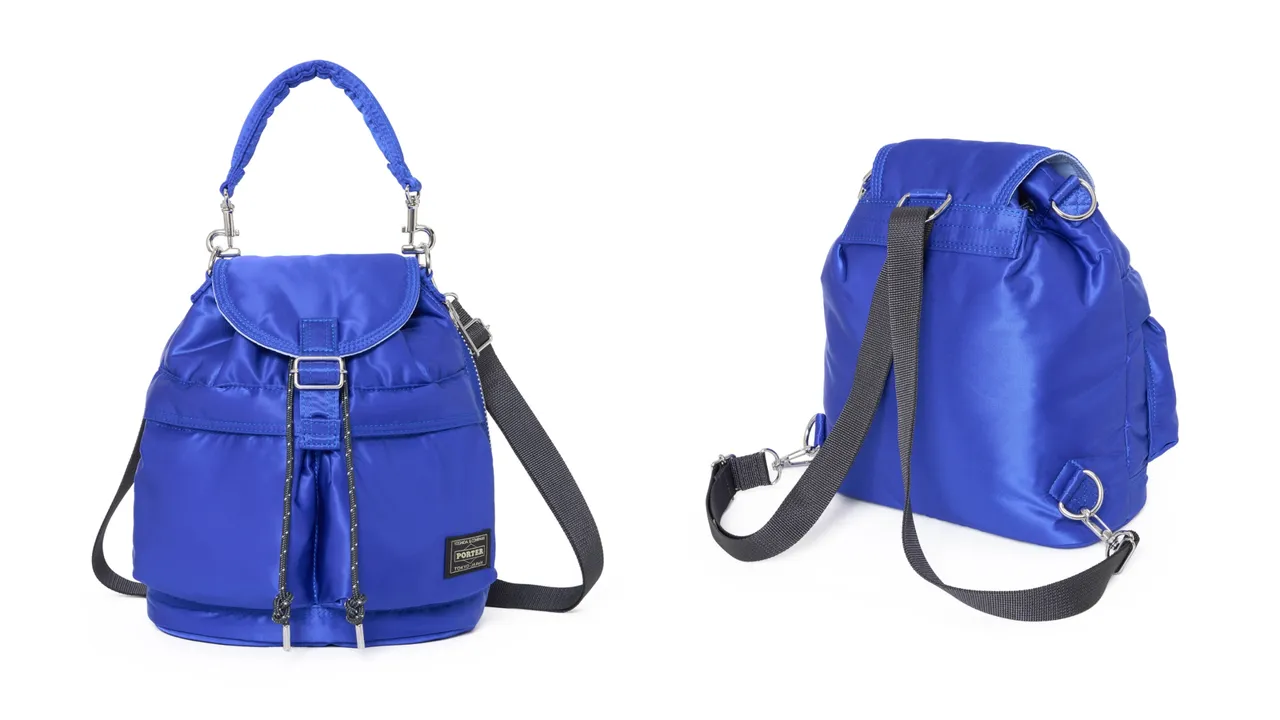 PORTER TOPAZ限定系列SACKPACK，1萬8000元。品牌提供