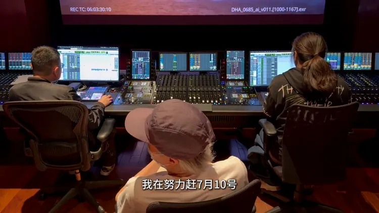 周星馳正在忙《功夫女足》後期製作。翻攝周星馳IG