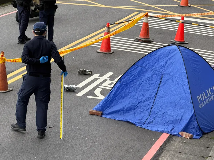 警方封鎖現場調查。民眾提供