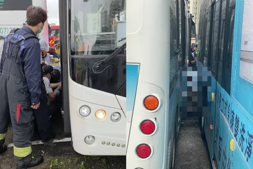 高雄公車出意外！司機疑忘拉手煞車　慘遭「包夾」喪命